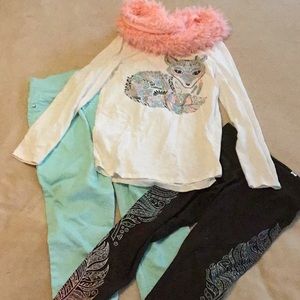 Justice girls 4 pc outfit